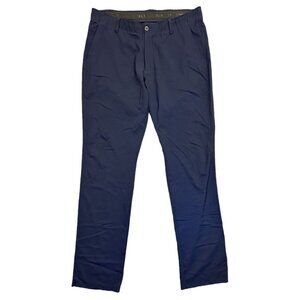 Under Armour Men's The Showdown Chino Pants Size 38 Blue Stretch Unhemmed GUC